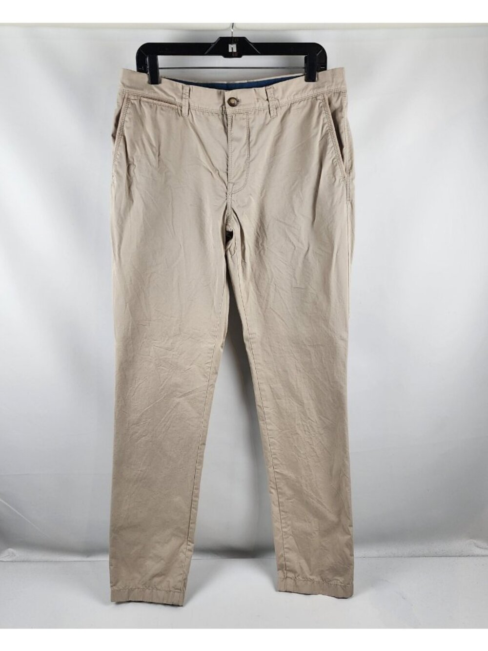 J.LINDEBERG Pants Khaki Mens 33/34 Beige Golf Chaze 44 Drape Twill Cotton